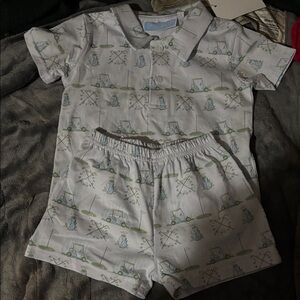 Charming Kids 2 pc Set with Golf Print